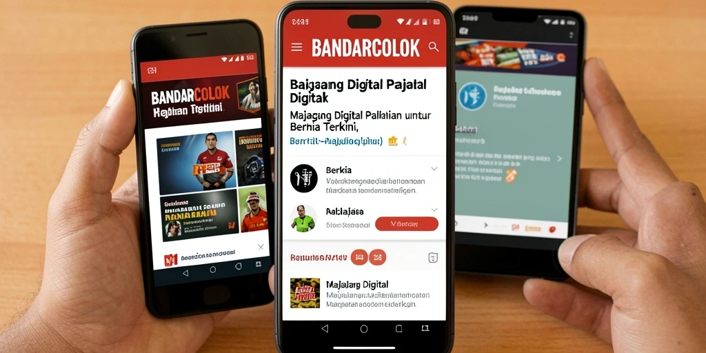 Antarmuka aplikasi BANDARCOLOK yang menarik dan mudah digunakan.