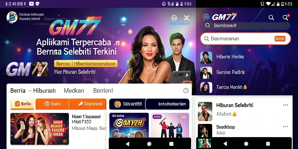 Tampilan antarmuka GM777 yang modern dan menarik.