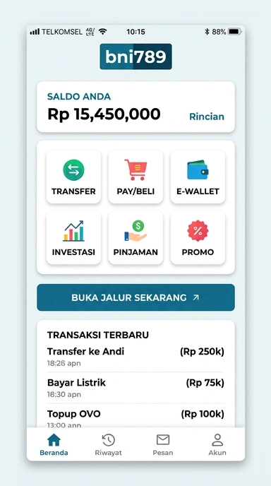 Halaman Link Alternatif bni789 untuk Pengguna Android